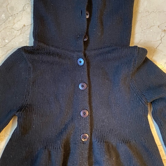 Vince brand, Black cardigan with cowl neck - Picture 3 of 5